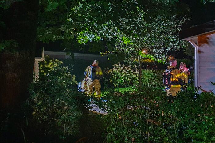 Veel rookontwikkeling door brand in chalet