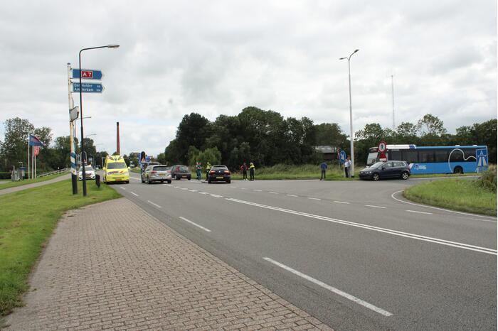 Drie auto's betrokken bij ongeval afrit A7