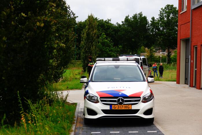 Inbrekers betrapt en slaan op de vlucht