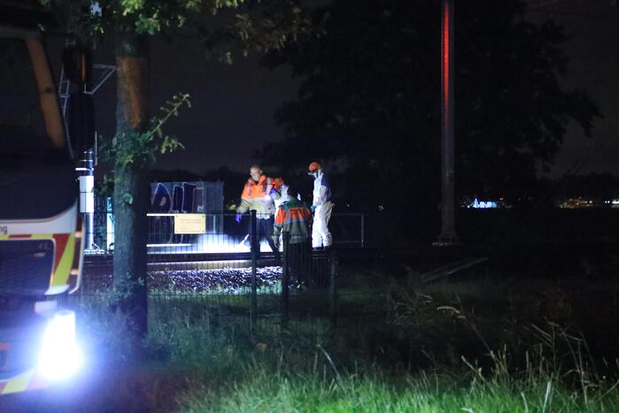 Tijdelijk geen treinverkeer door aanrijding op het spoor