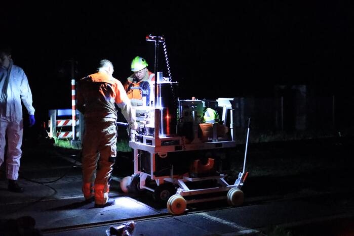 Tijdelijk geen treinverkeer door aanrijding