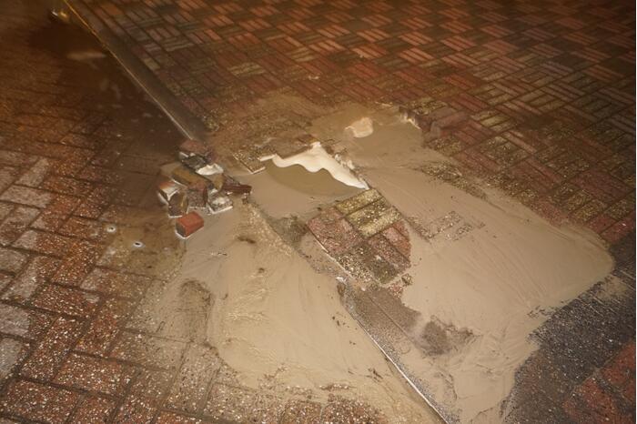 Waterlekkage zorgt voor flink lawaai in nacht