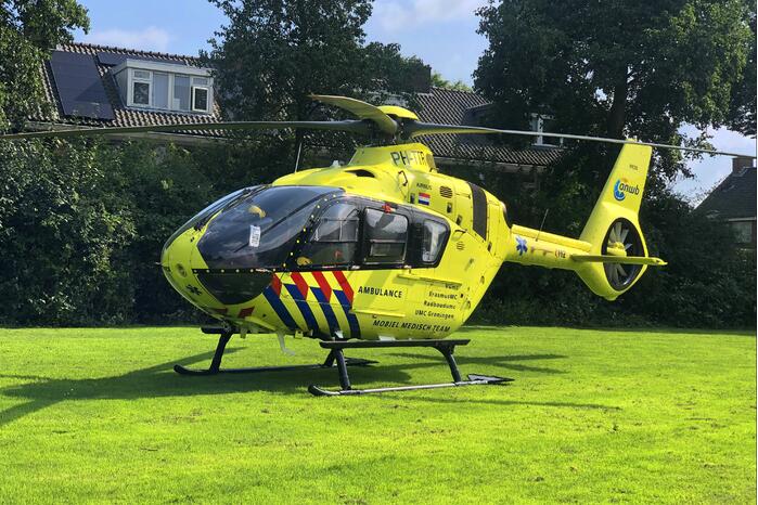 Traumahelikopter ingezet voor incident