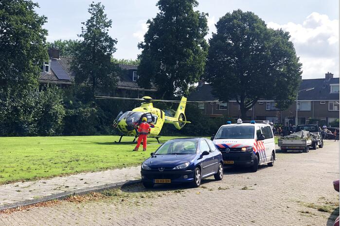 Traumahelikopter ingezet voor incident