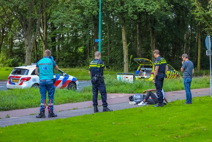 Fietser gewond bij ongeval met personenauto