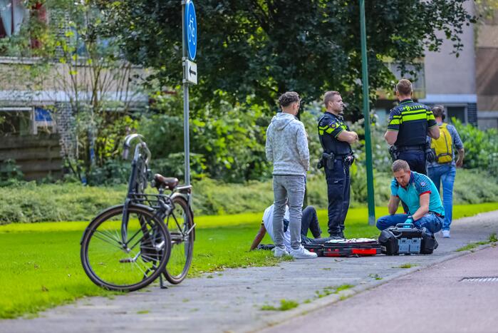 Fietser gewond bij ongeval met personenauto