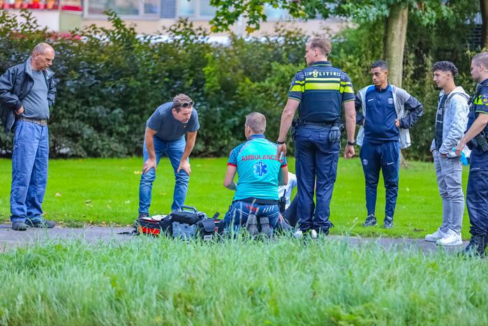 Fietser gewond bij ongeval met personenauto