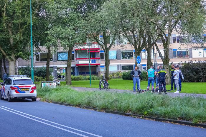 Fietser gewond bij ongeval met personenauto