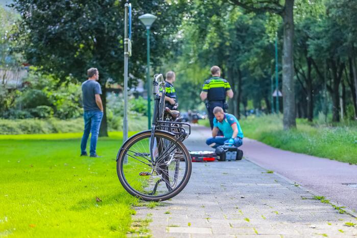 Fietser gewond bij ongeval met personenauto