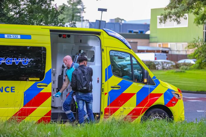 Fietser gewond bij ongeval met personenauto