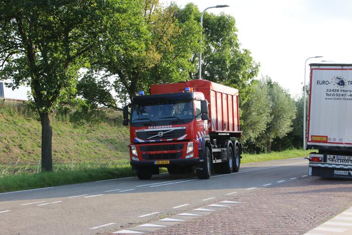 Brand bij industriepand Akzo Nobel