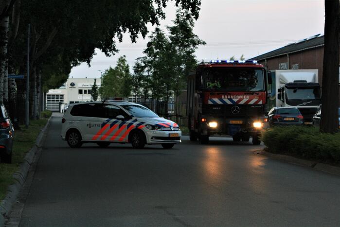 Grote uitslaande brand bij Extrusie fabriek