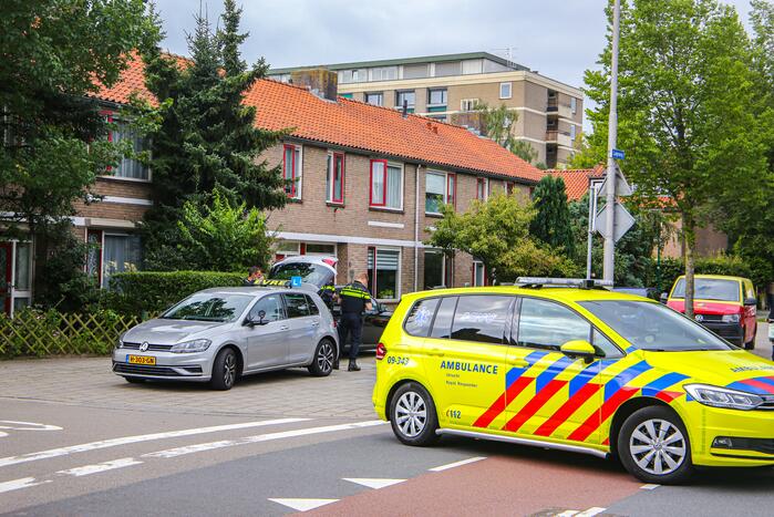 Leswagen betrokken bij aanrijding met fietsster