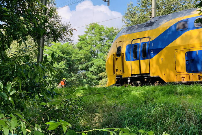 Geen treinverkeer door aanrijding