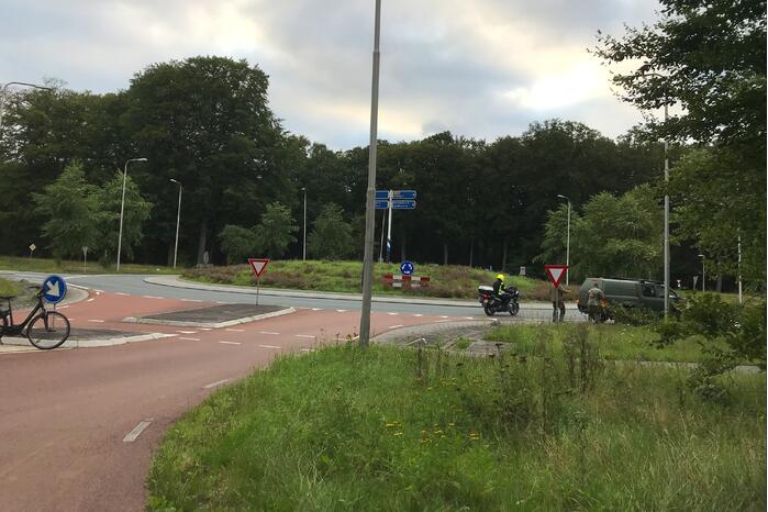 Fietser gaat onderuit een raakt gewond