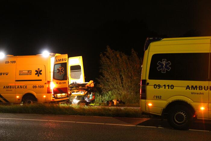 Scooterrijder betrokken bij ernstig ongeval op fietspad