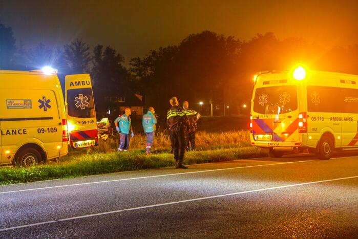 Scooterrijder betrokken bij ernstig ongeval op fietspad