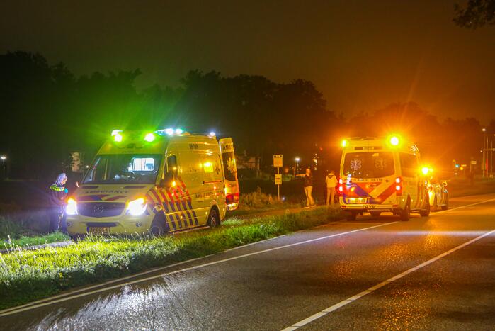 Scooterrijder betrokken bij ernstig ongeval op fietspad