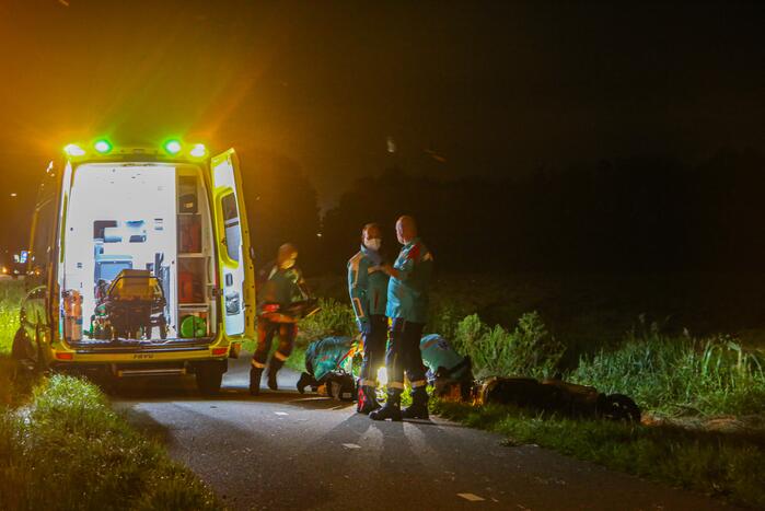 Scooterrijder betrokken bij ernstig ongeval op fietspad