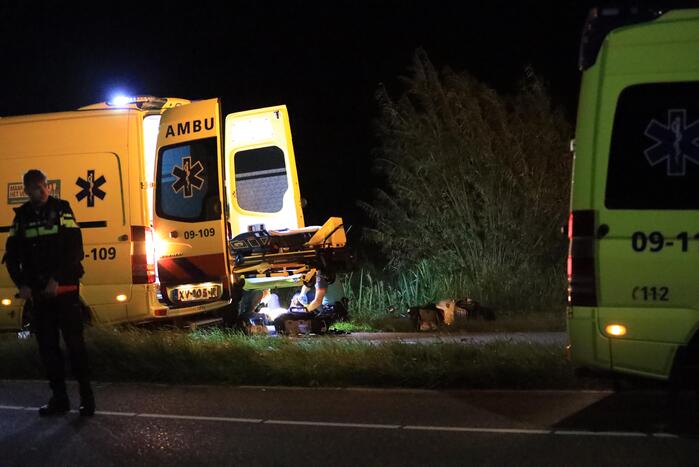 Scooterrijder betrokken bij ernstig ongeval op fietspad