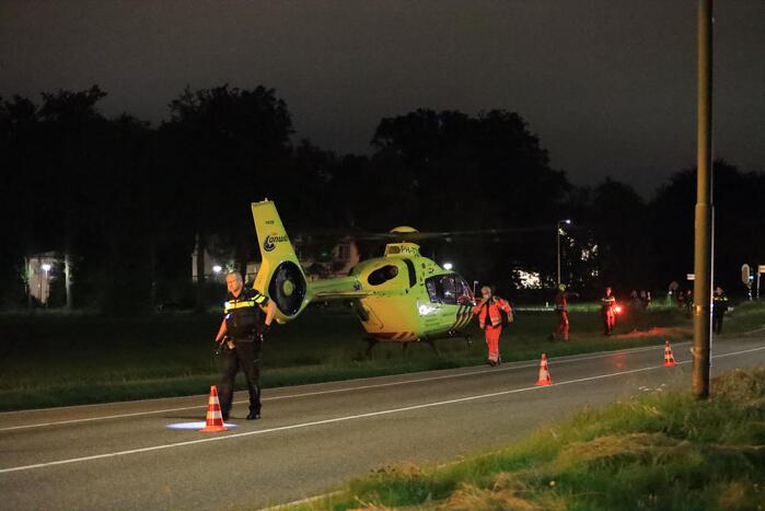 Scooterrijder betrokken bij ernstig ongeval op fietspad