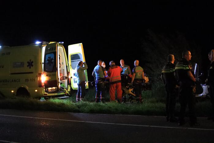 Scooterrijder betrokken bij ernstig ongeval op fietspad