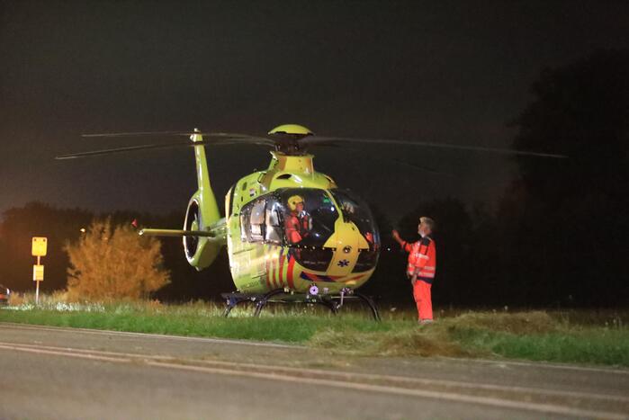 Scooterrijder betrokken bij ernstig ongeval op fietspad