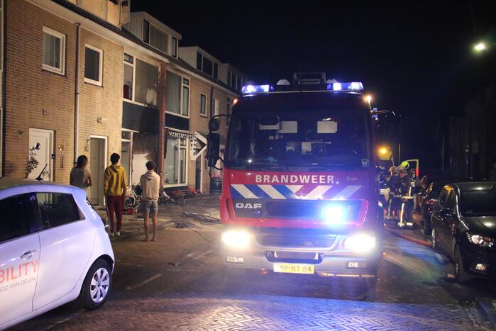 Scooterbrand slaat over na woning