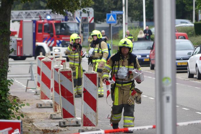 Tien woningen ontruimd door gaslek