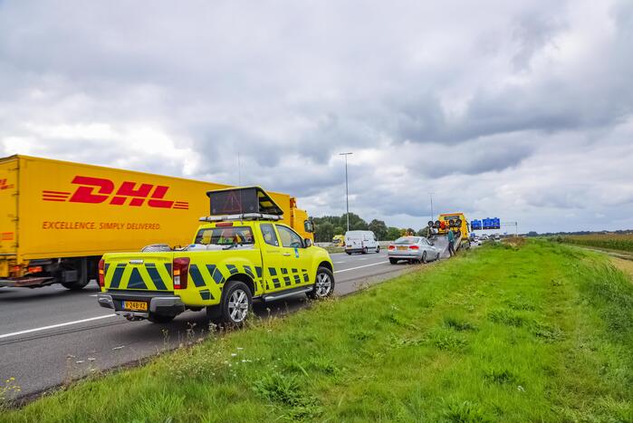 Flinke schade tussen meerdere voertuigen
