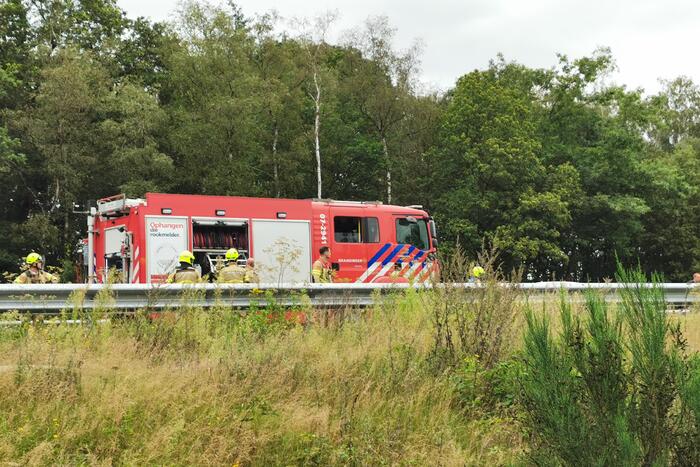 Vier voertuigen betrokken bij ongeval op snelweg
