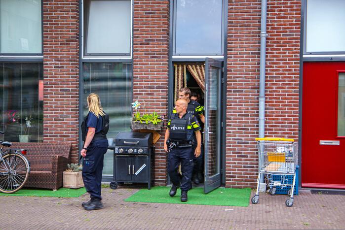 Veel politie in kogelwerende vesten
