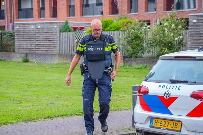 Veel politie in kogelwerende vesten