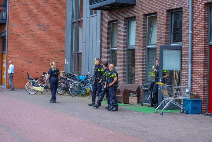 Veel politie in kogelwerende vesten