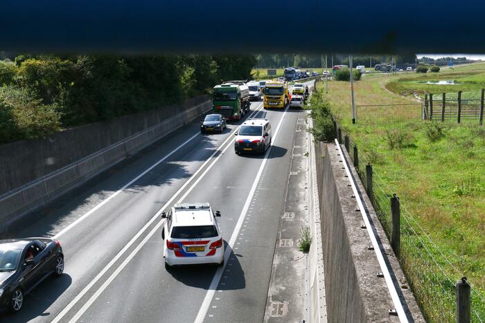 Schade bij kop-staart botsing