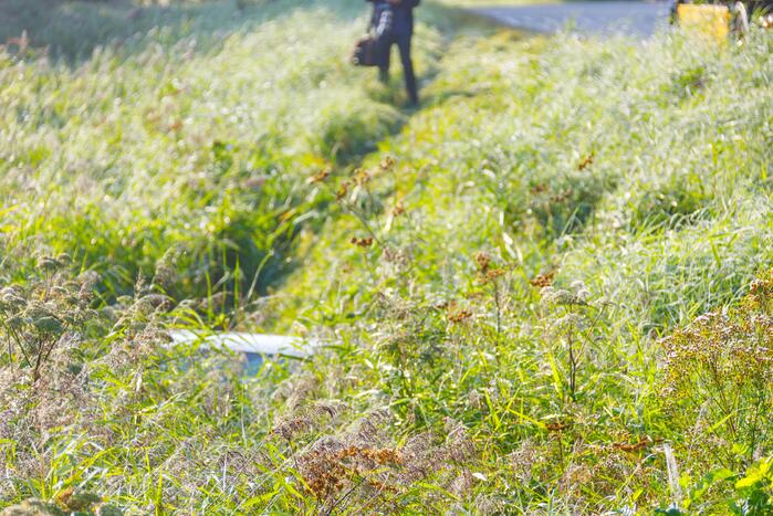 Automobilist raakt met auto van weg en belandt in sloot