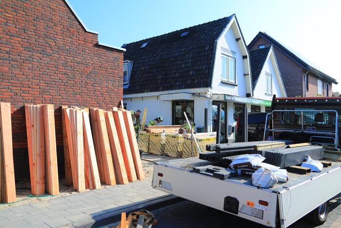 Gasleiding geraakt bij plaatsen van schuttingen