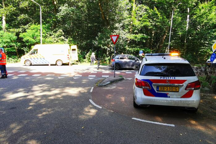 Fietser gaat onderuit en raakt gewond