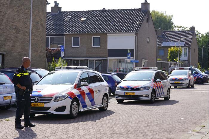 Grote politiemacht op de been in Oosterwei