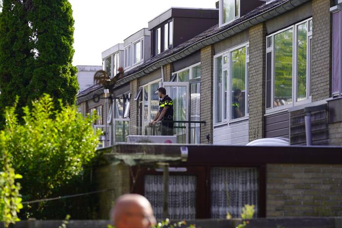 Grote politiemacht op de been in Oosterwei