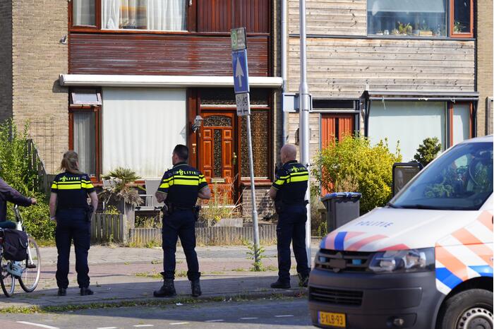 Grote politiemacht op de been in Oosterwei