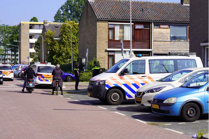 Grote politiemacht op de been in Oosterwei