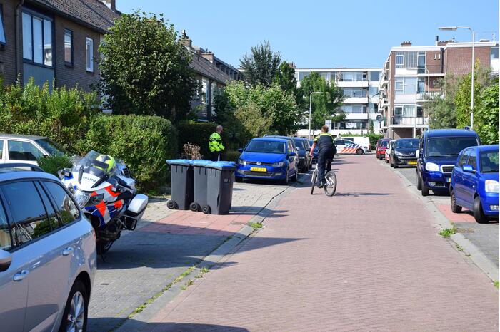 Grote politiemacht op de been in Oosterwei