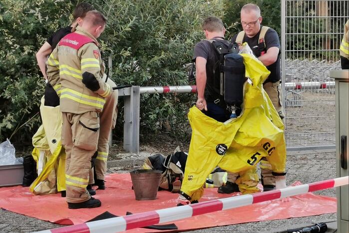 Brandweer doet nacontrole Zwembad De Vrije Slag