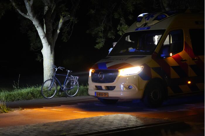 Fietsster thuis afgezet na ongeval