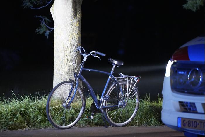 Fietsster thuis afgezet na ongeval