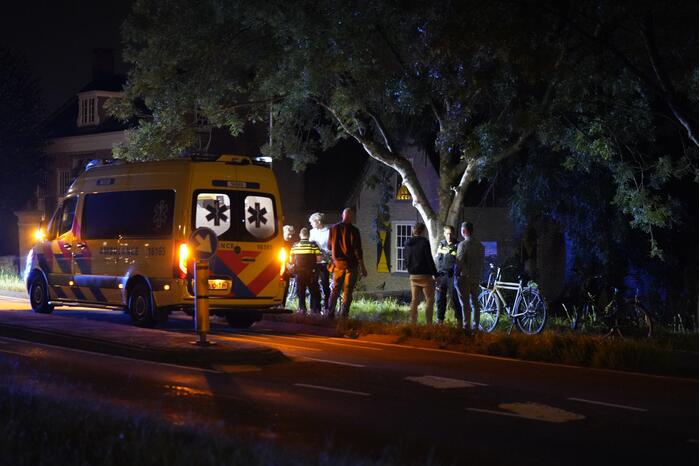 Fietsster thuis afgezet na ongeval