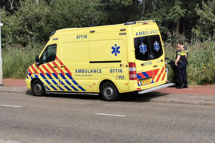 Scootmobieler ligt 45 minuten in riet