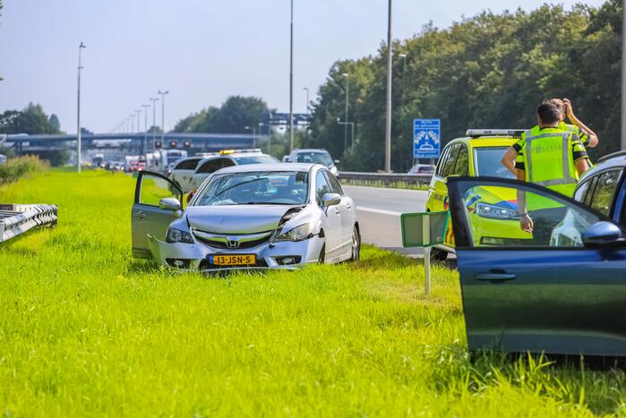 Botsing tussen personenauto's