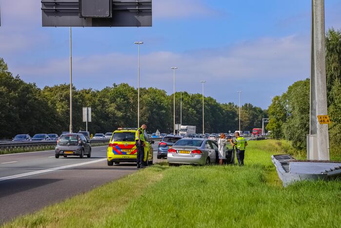Botsing tussen personenauto's